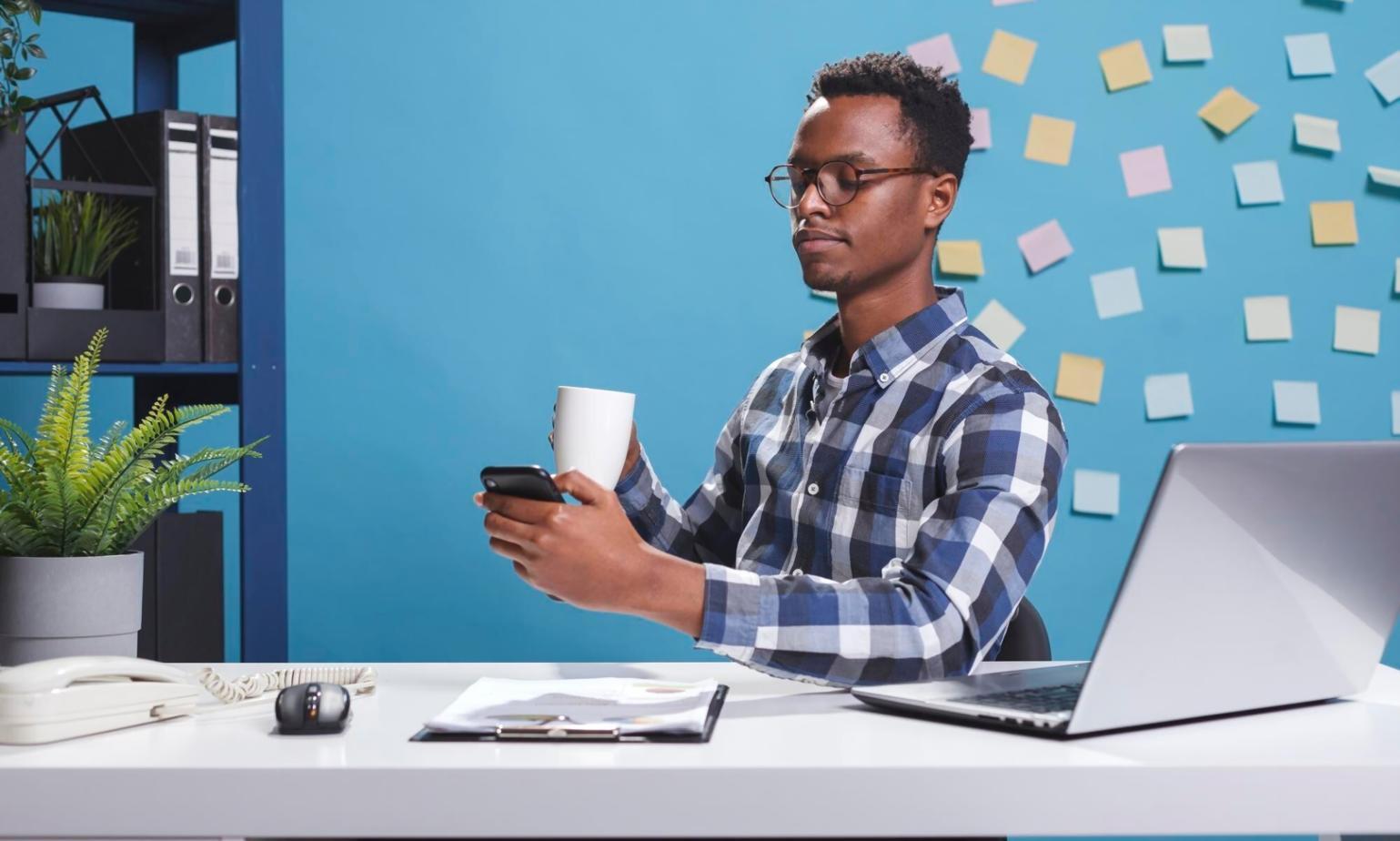 Support team workspace